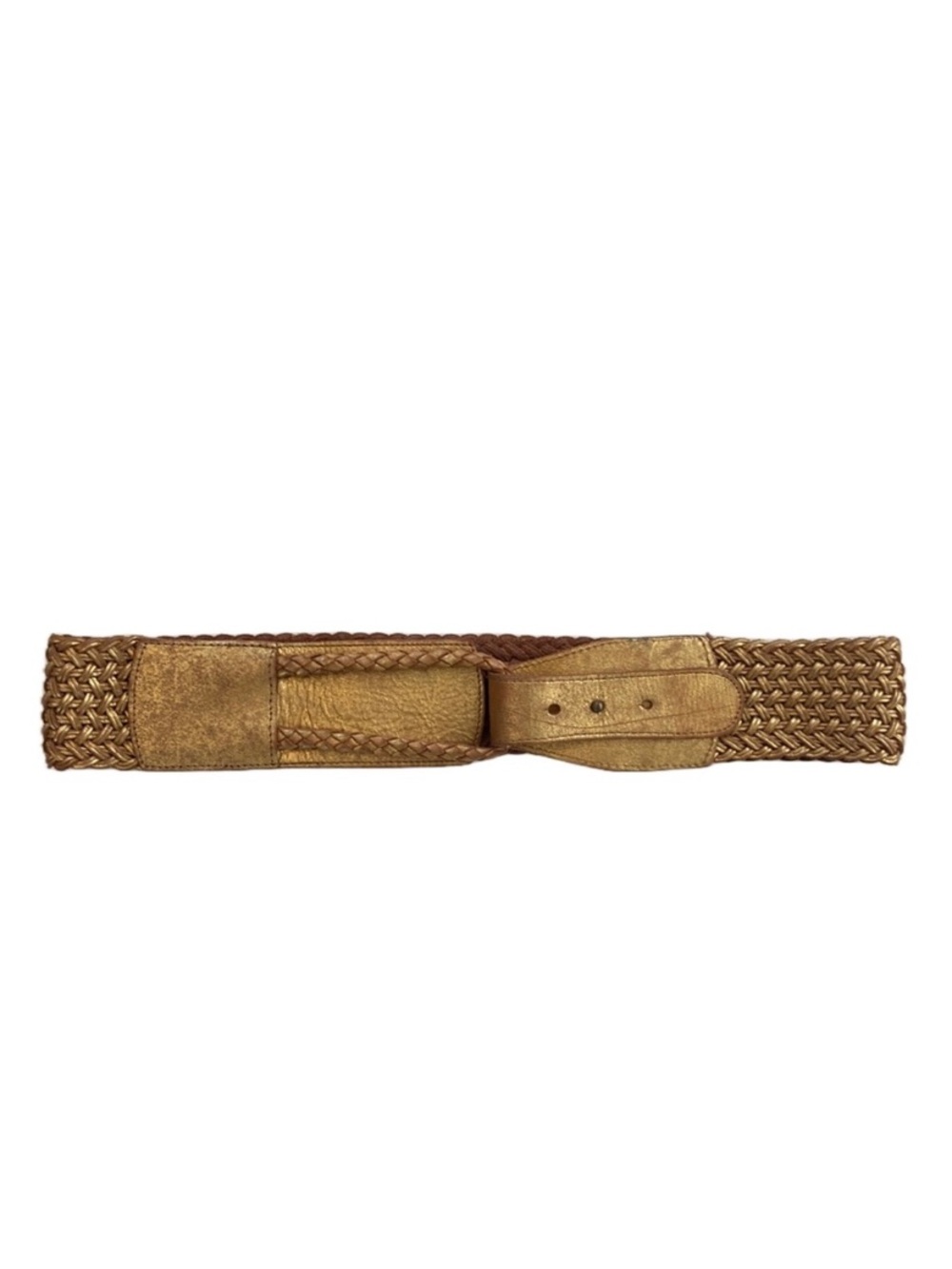 Linea Pelle Vintage Gold Waist Belt